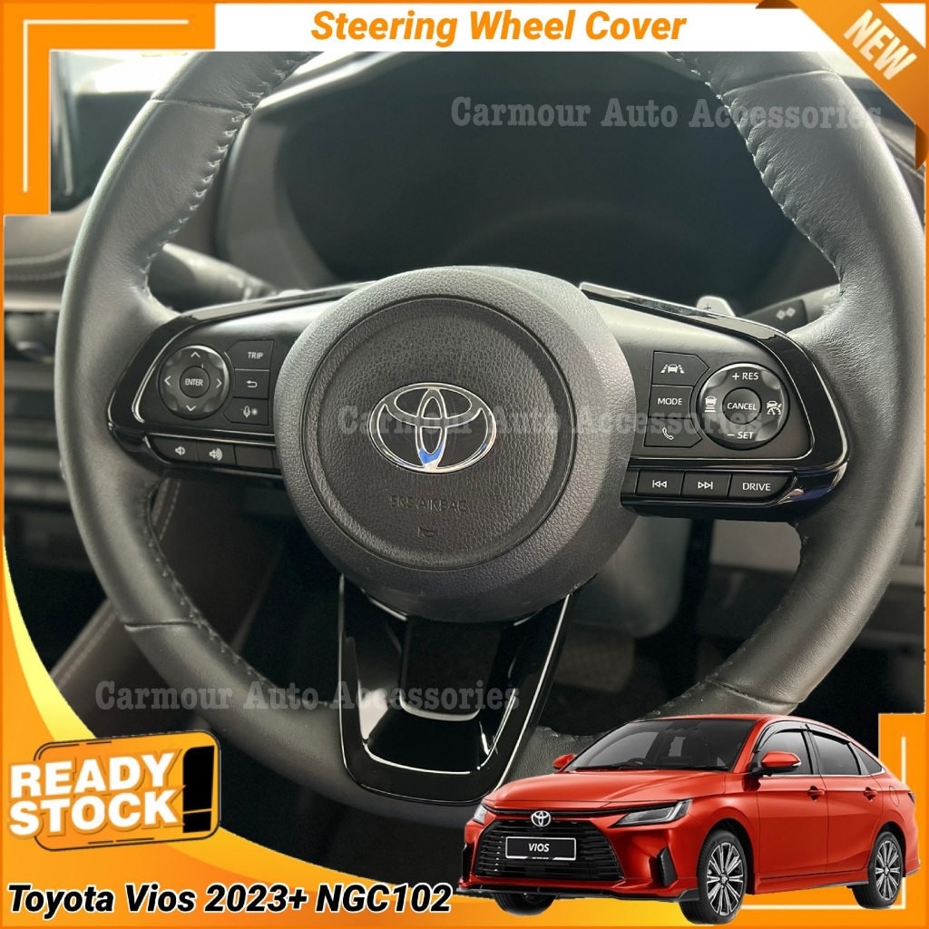 Toyota Vios NGC102/AC100 Toyota Vios 2023+ ชุดครอบพวงมาลัย หุ้มพวงมาลัย