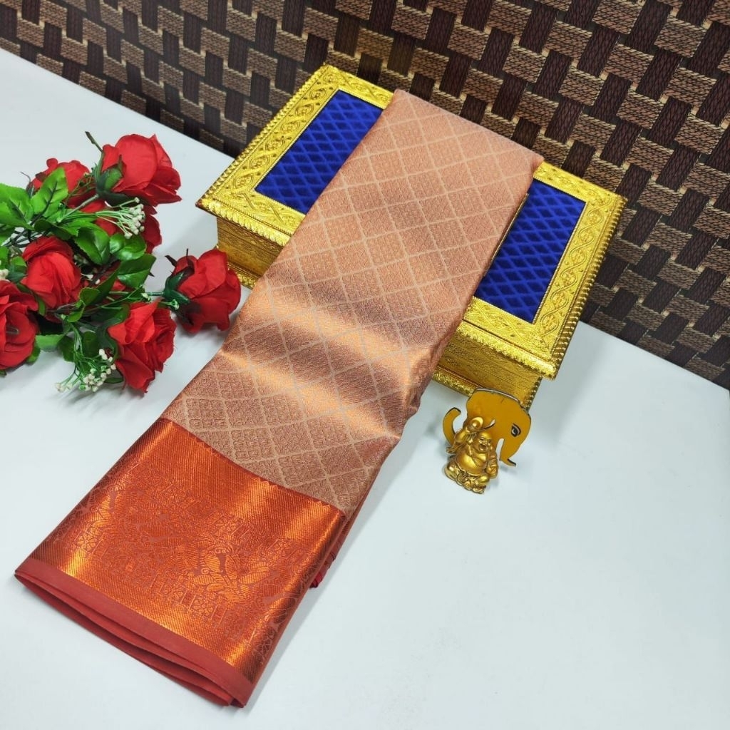 SEMI KANJIPURAM SILK SAREES คอลเลกชัน BRIDAL SAREE พิเศษ *