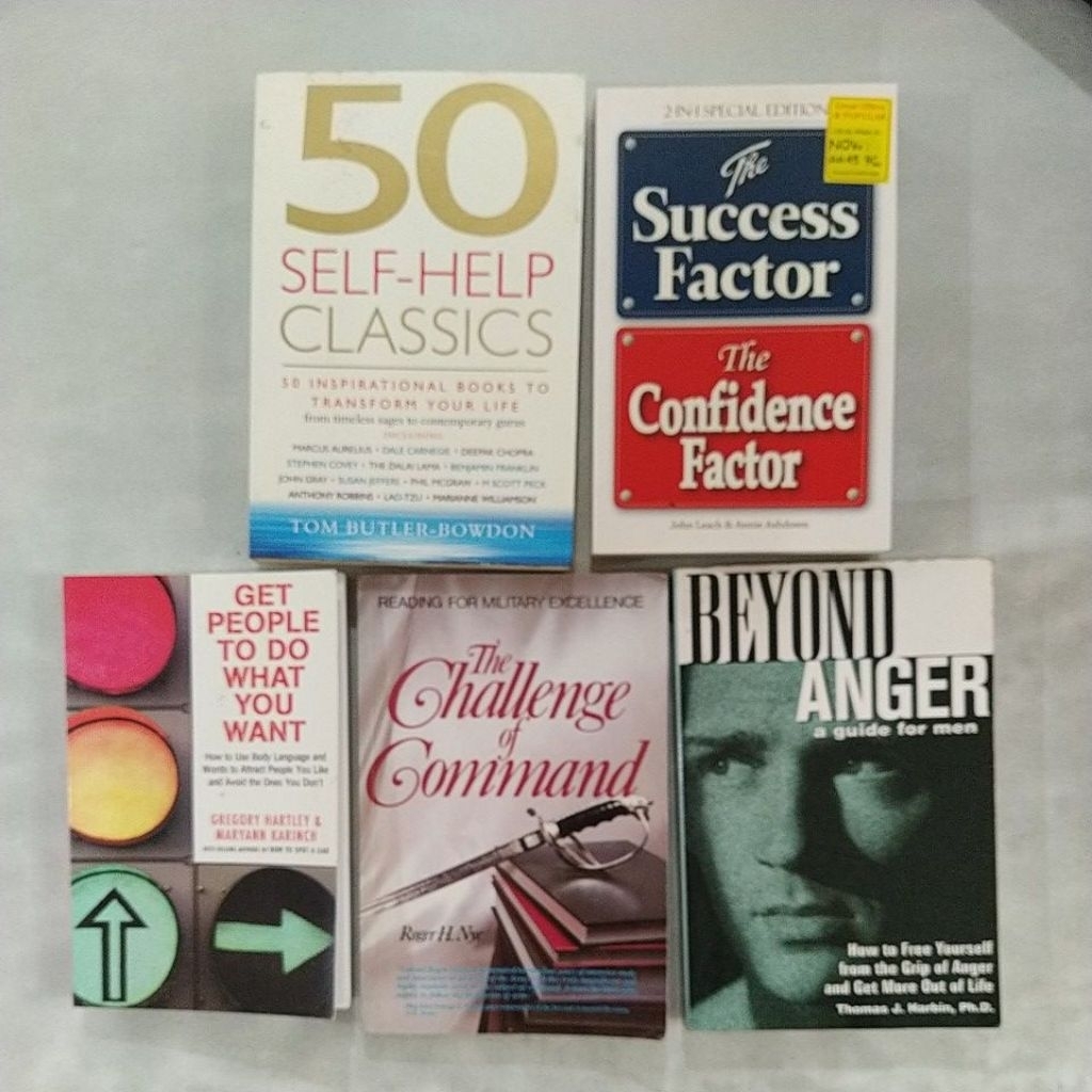 ใช้ XB3-2118-ss 50 Self- Help Classics/ The Success Factor & The Confidence Factor/ รับคนทํา What Yo