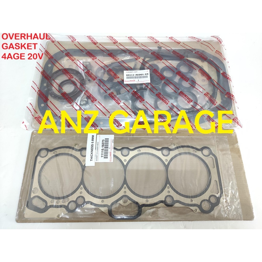 FULLSET OVERHAUL TOYOTA 20V 4AGE LEVIN GENERAL OVERHAUL GASKET SILVERTOP BLACKTOP