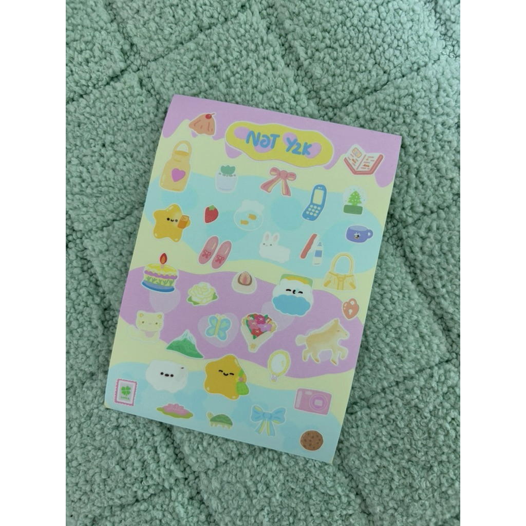 แผ่นสติ๊กเกอร์ Wishys Not Y2K