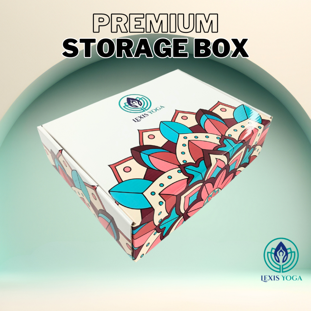 Lexis Yoga Block Premium Storage Box Gift Box for 2 Pcs Yoga Block and Accessories (without Blocks)