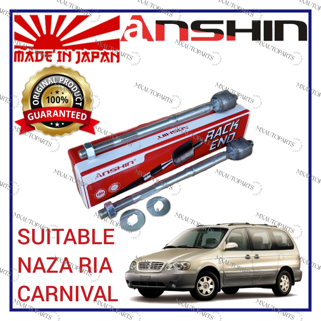 ANSHIN JAPAN RACK END KIA CARNIVAL UP GQ NAZA RIA RACK END SET