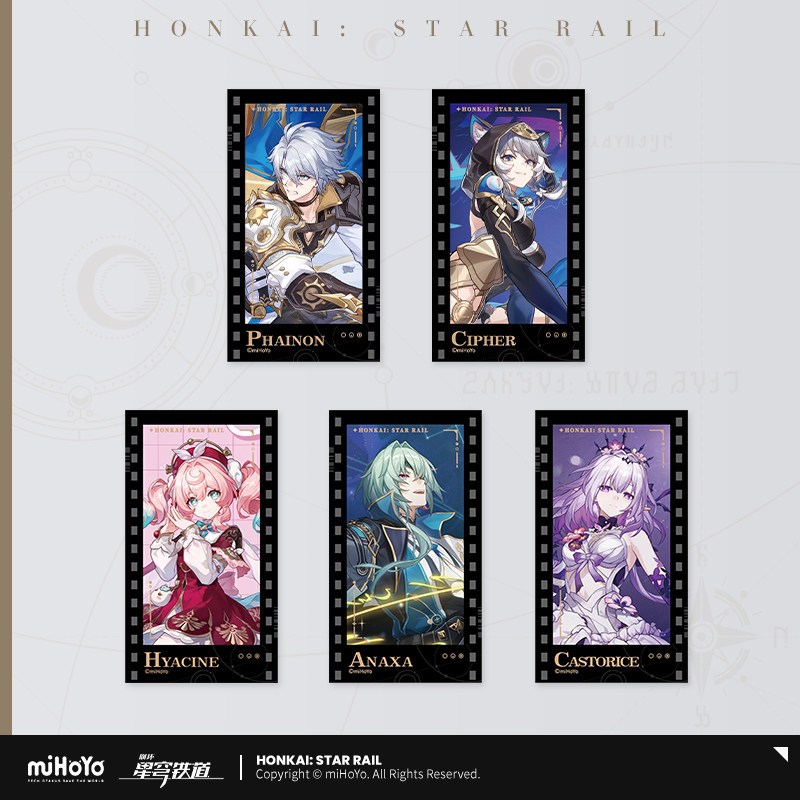 Honkai: Star Rail All-Stars Invite - Photo Film Card Ticket Kainon Sunday Mydei Hyacine Amphorus : C