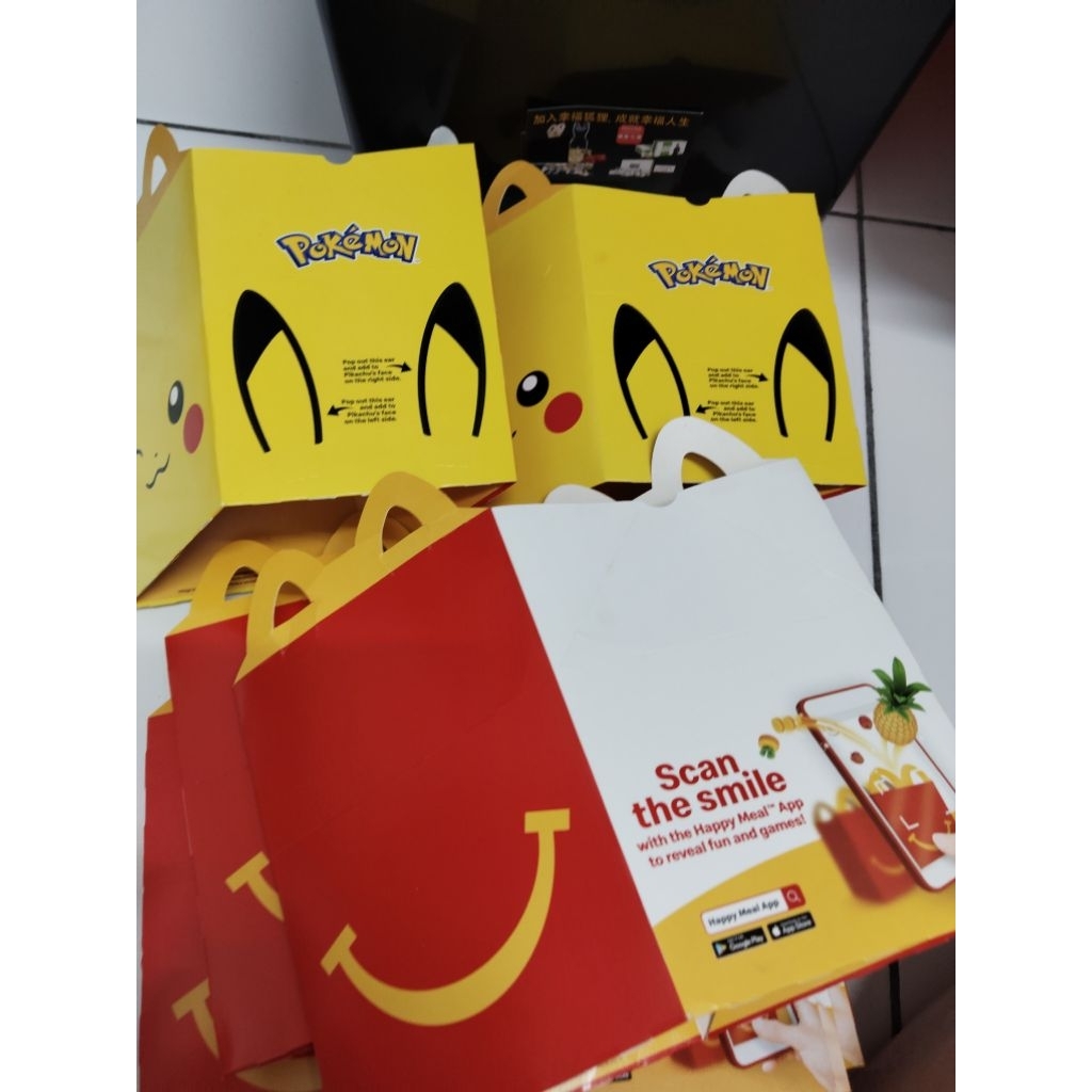 ️2nd Kotak Mcd Happy Meal Box กล่องเปล่า