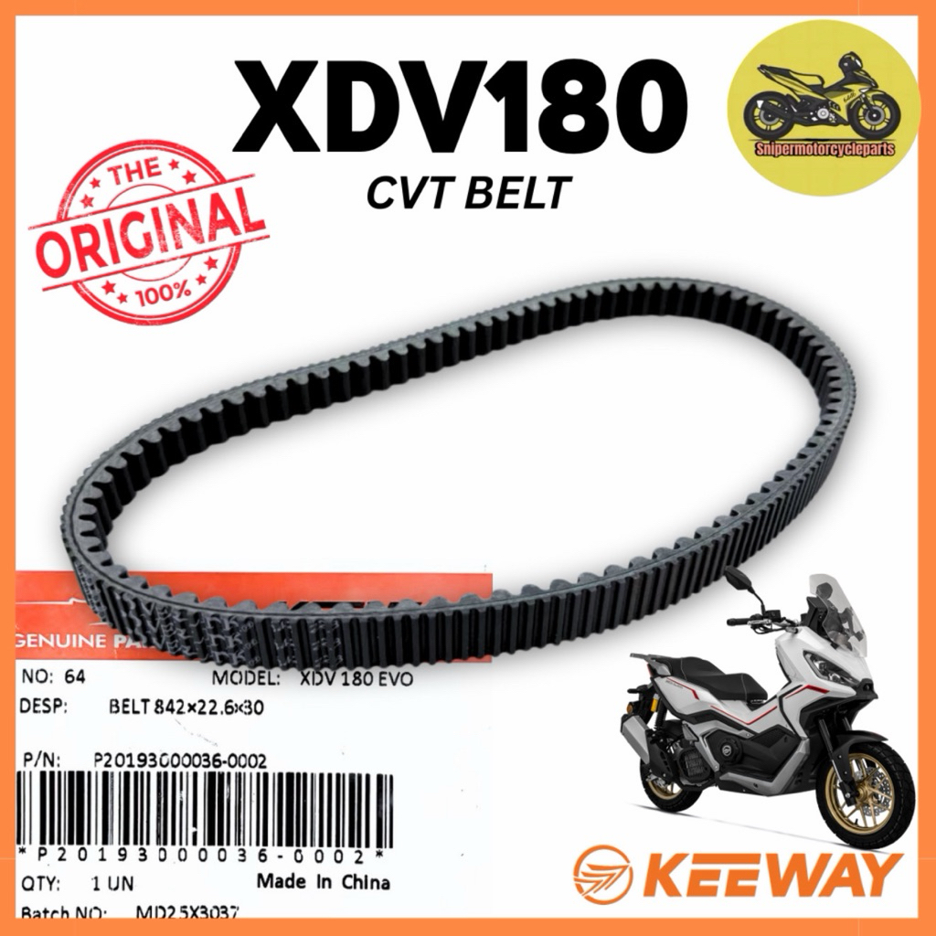 KEEWAY XDV180 EVO XDV 180 CVT BELTING BELT P20193000036-0002 คีเวย์
