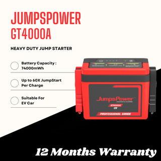 JumpsPower GT4000A 12V Commercial Grade Jump Starter USB-C Powerbank Car Jump Starter