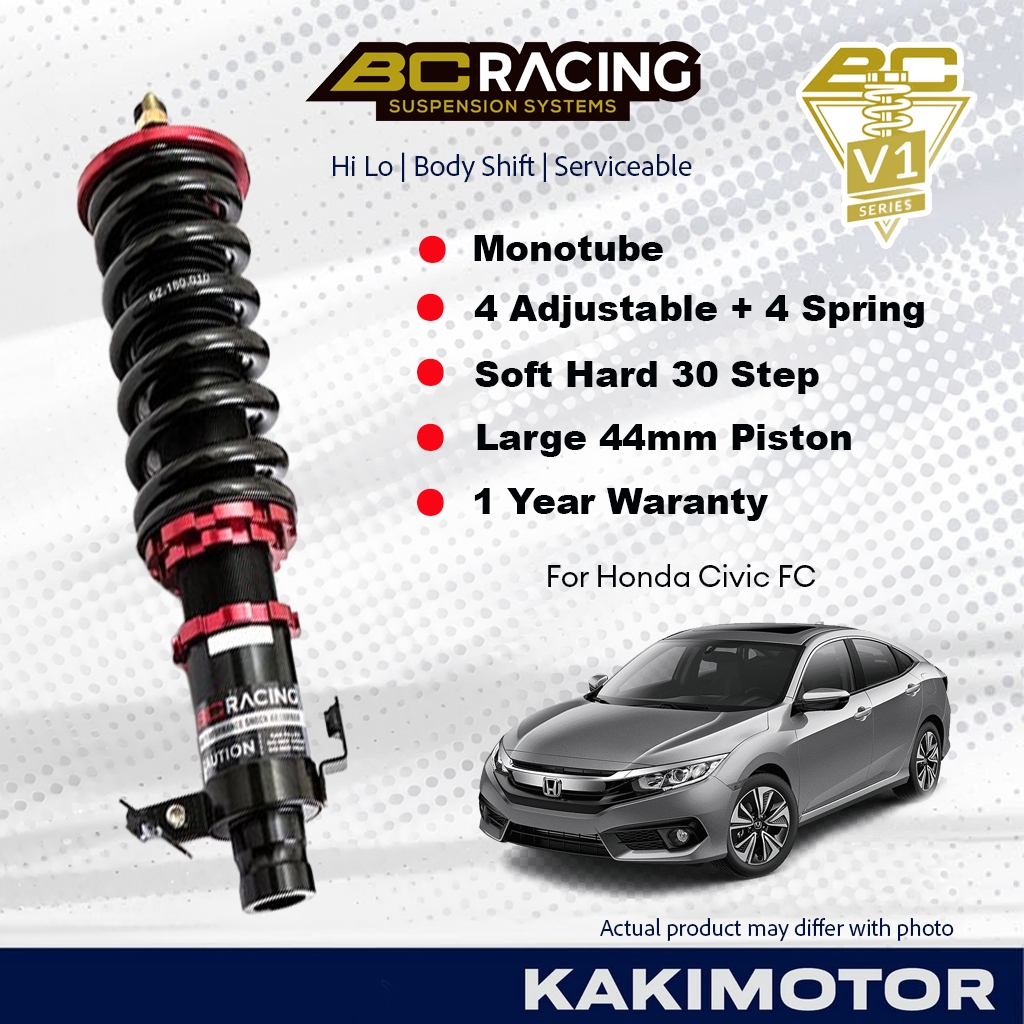 HONDA CIVIC FC-BC RACING V1 SERIES SUSPENSION CAN BE BARRELS (รุ่น VN)