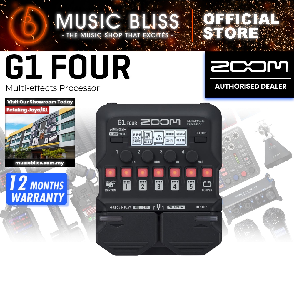 โปรเซสเซอร์ Zoom G1 FOUR Multi-effects (G1FOUR)