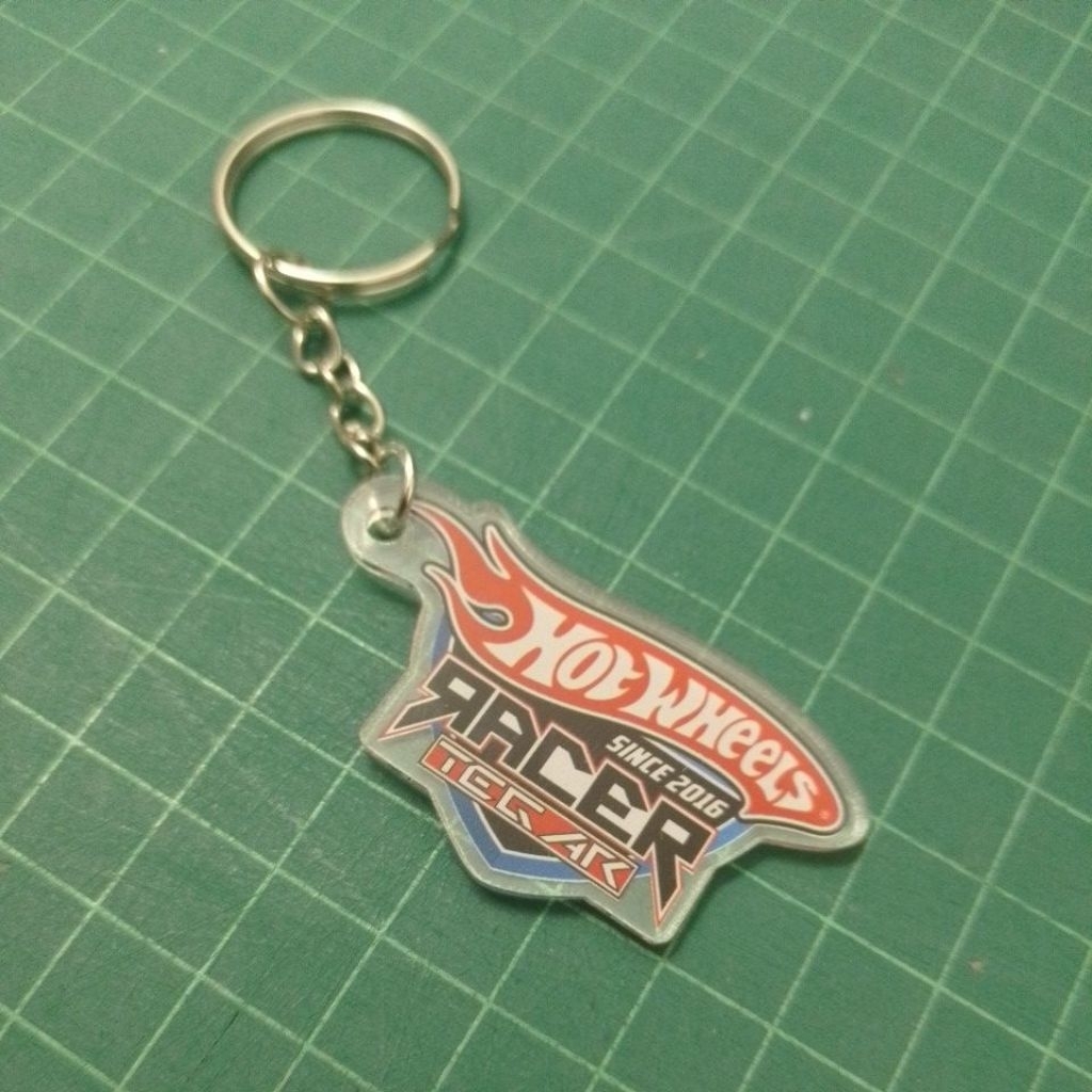 Hot Wheels Racer Tegar พวงกุญแจอะคริลิค