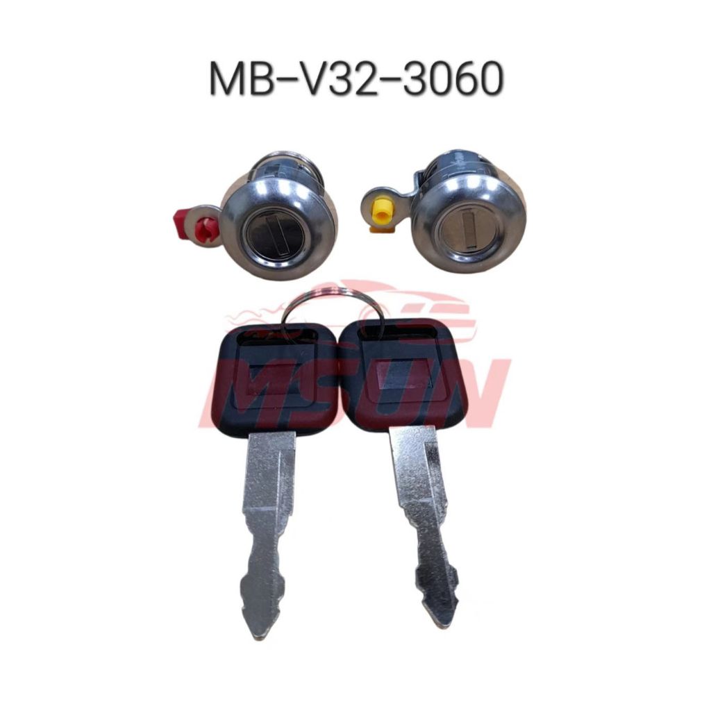 ล็อคประตูพร้อมกุญแจ (ชุด) MITSUBISHI PAJERO V32 / V34 / V44 / V46