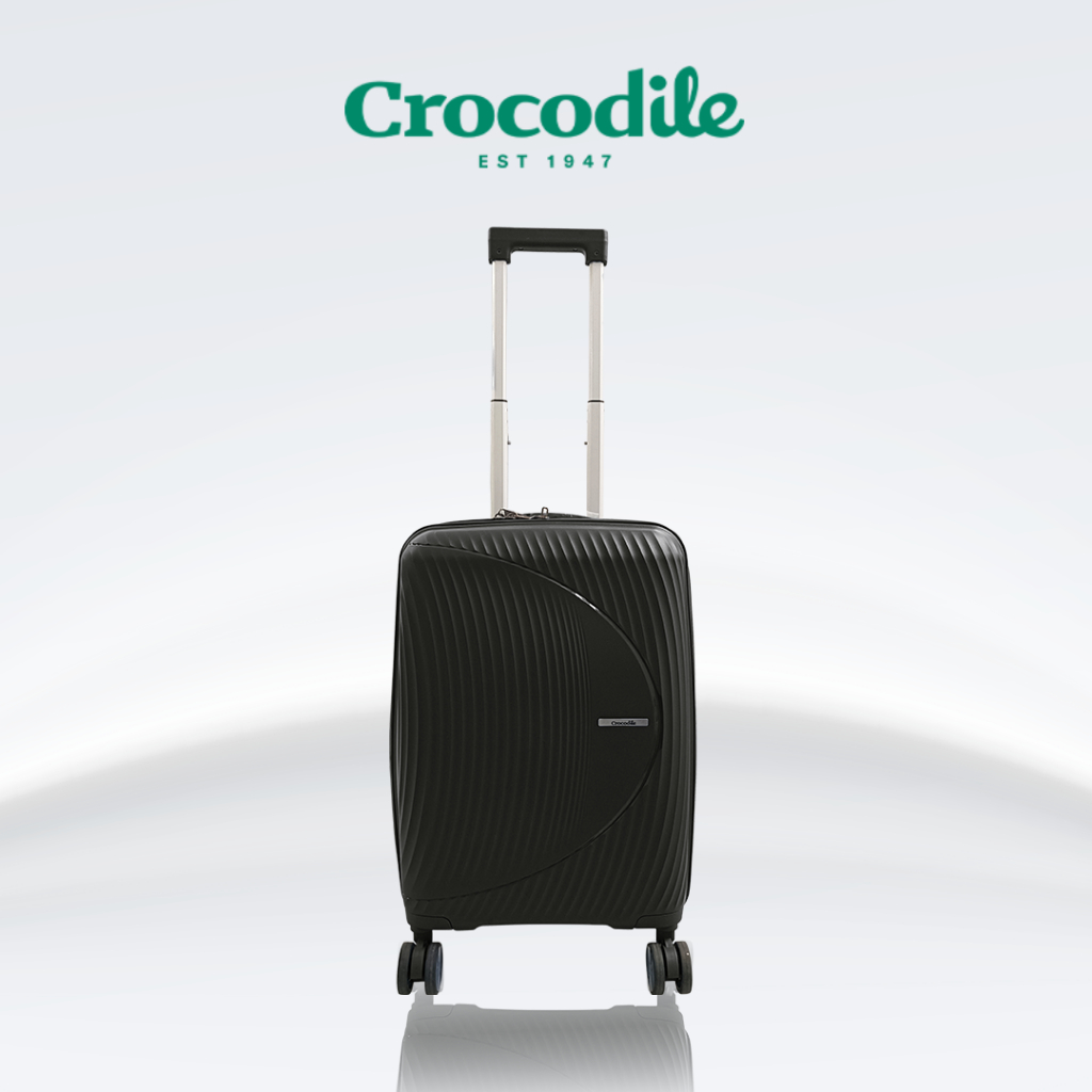 CROCODILE 20"/24"/28INCH กระเป๋าเดินทาง Double Zip PP Unbreakable ขยาย TSA-L CRLG0126-5997173/74/75