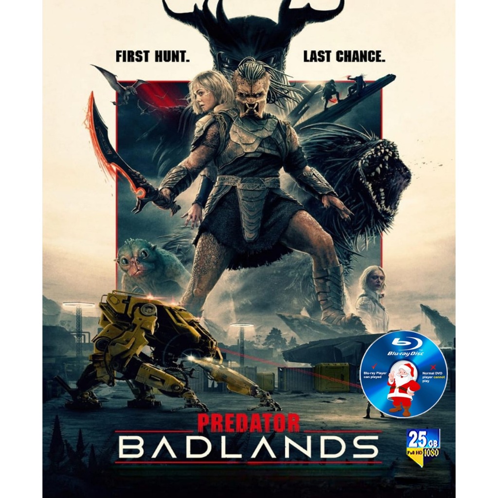 E-BLURAY Predator: Badlands 2025  Sci-fi/Adventure Elle Fanning / Dimitris Schuster-Kolo Amatangi ENGLISH MOVIE