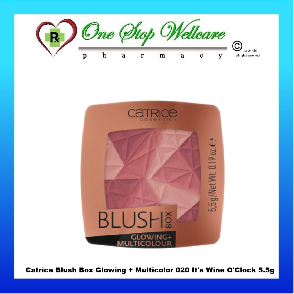 Catrice Blush Box Glowing + หลากสี 020 Its Wine OClock 5.5g