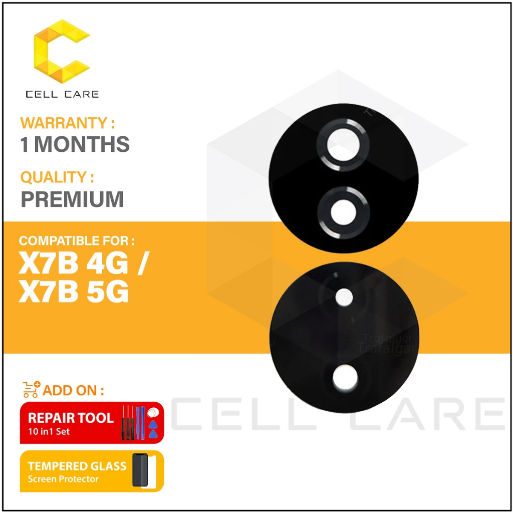 เลนส์กรอบกล้องสําหรับ HONOR X7B 4G / HONOR X7B 5G (พร้อมเลนส์กระจก)