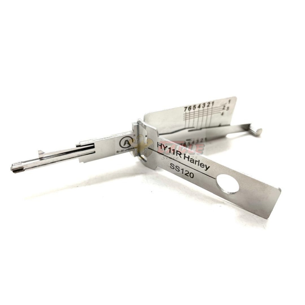 LISHI 2-in-1 HY11R Harley-Davidson Lock Pick & Decoder (SS120)