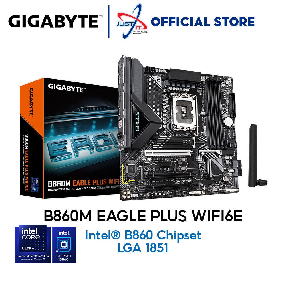 GIGABYTE B860M EAGLE PLUS WIFI DDR5 / D5 LGA1851 GAMING MOTHERBOARD COMBO ULTRA 5 225F / 235 / 265 /