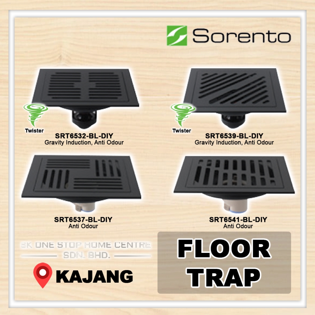 SOLDATO ดักจับพื้น ต่อต้านกลิ่น 15 x15ซม. SRT6537-BL / SRT6541-BL / SRT6532-BL / SRT6539-BL