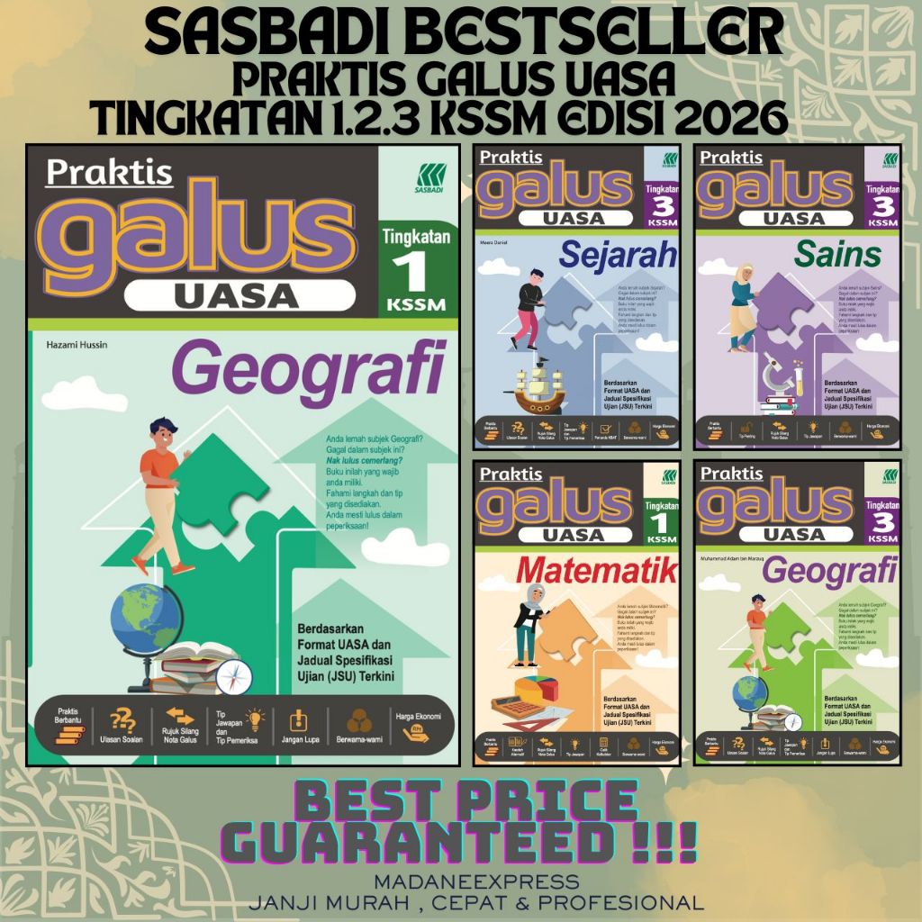 [XPRESS] SASBADI BESTSELLER: PRACTICAL, DONT GET RID OF SUCCESS LEVEL 1.2.3 KSSM EDITION 2026