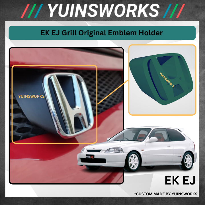 HONDA CIVIC EK EJ EM ตัวเว้นวรรคหน้าสําหรับสัญลักษณ์โดย YUINSWORKS 3D 109