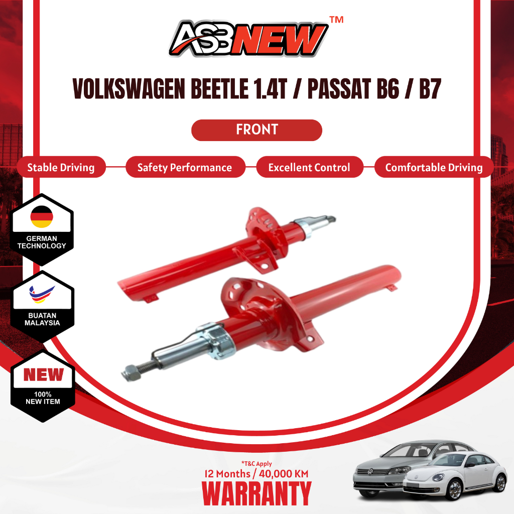 ASBNEW โช้คอัพหน้า Heavy Duty สําหรับ Volkswagen Beetle1.4T 11-18Y/Passat B6 05-10Y/PASSAT B7 10-15Y