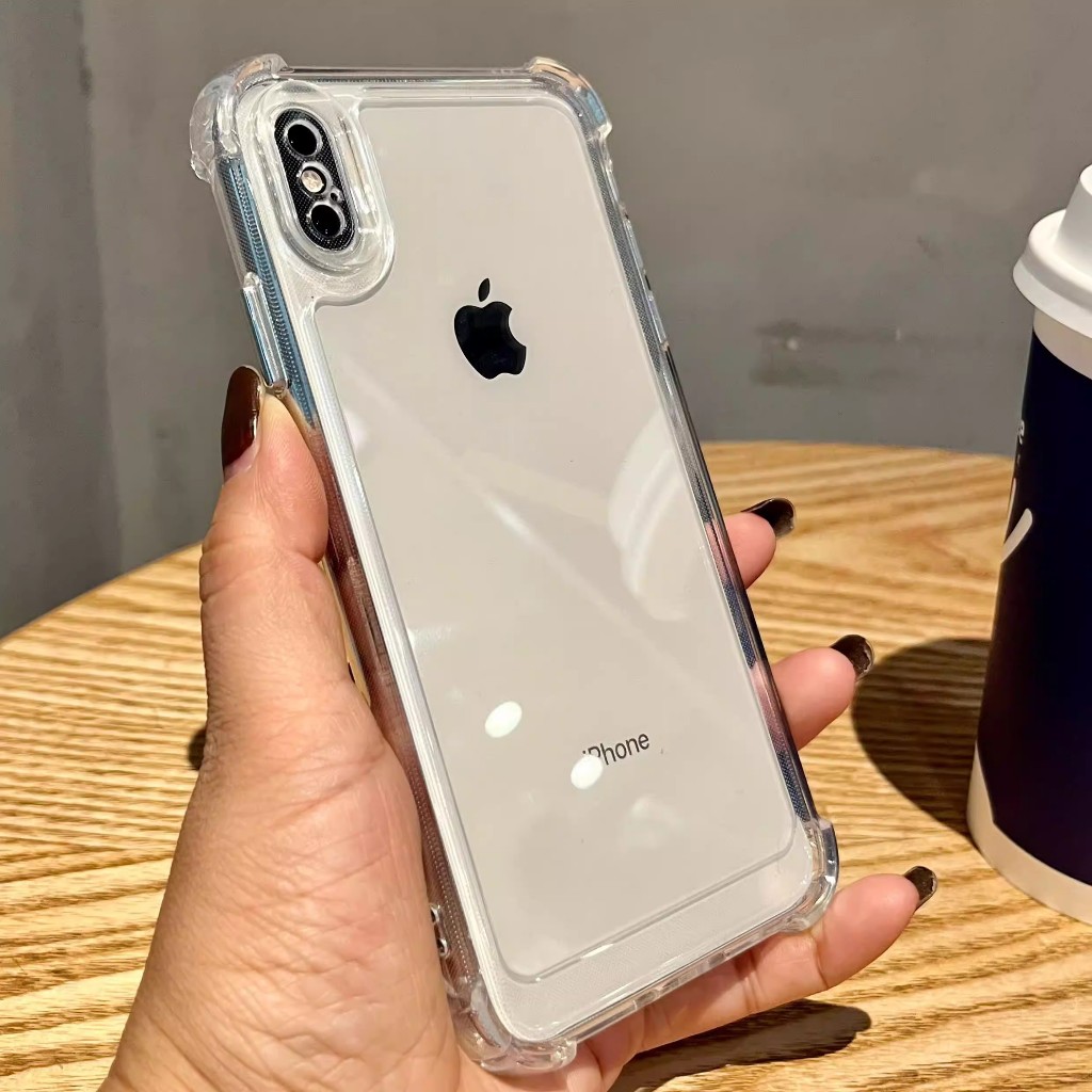 ป้องกันกันกระแทกโทรศัพท์โปร่งใสเคส iPhone 8 7 6 5 SE G Pro Plus