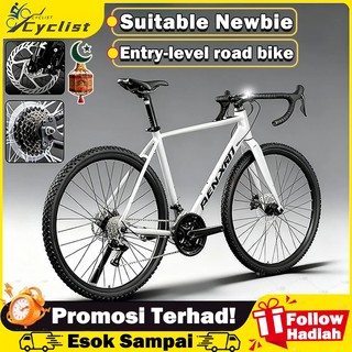 26-inch basikal road bike basikal dewasa bear 150kg basikal double disc brake 21 speed basikal Aluminum frame basikal