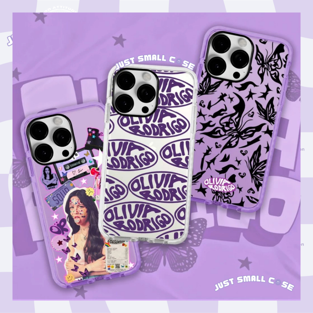 OLIVIA RODRIGO ACTTRESS SONG สีม่วงกันชนเคสใสสําหรับ iPhone 17 PRO MAX 17 AIR 16 PRO MAX 15 PLUS 14 13 12 11