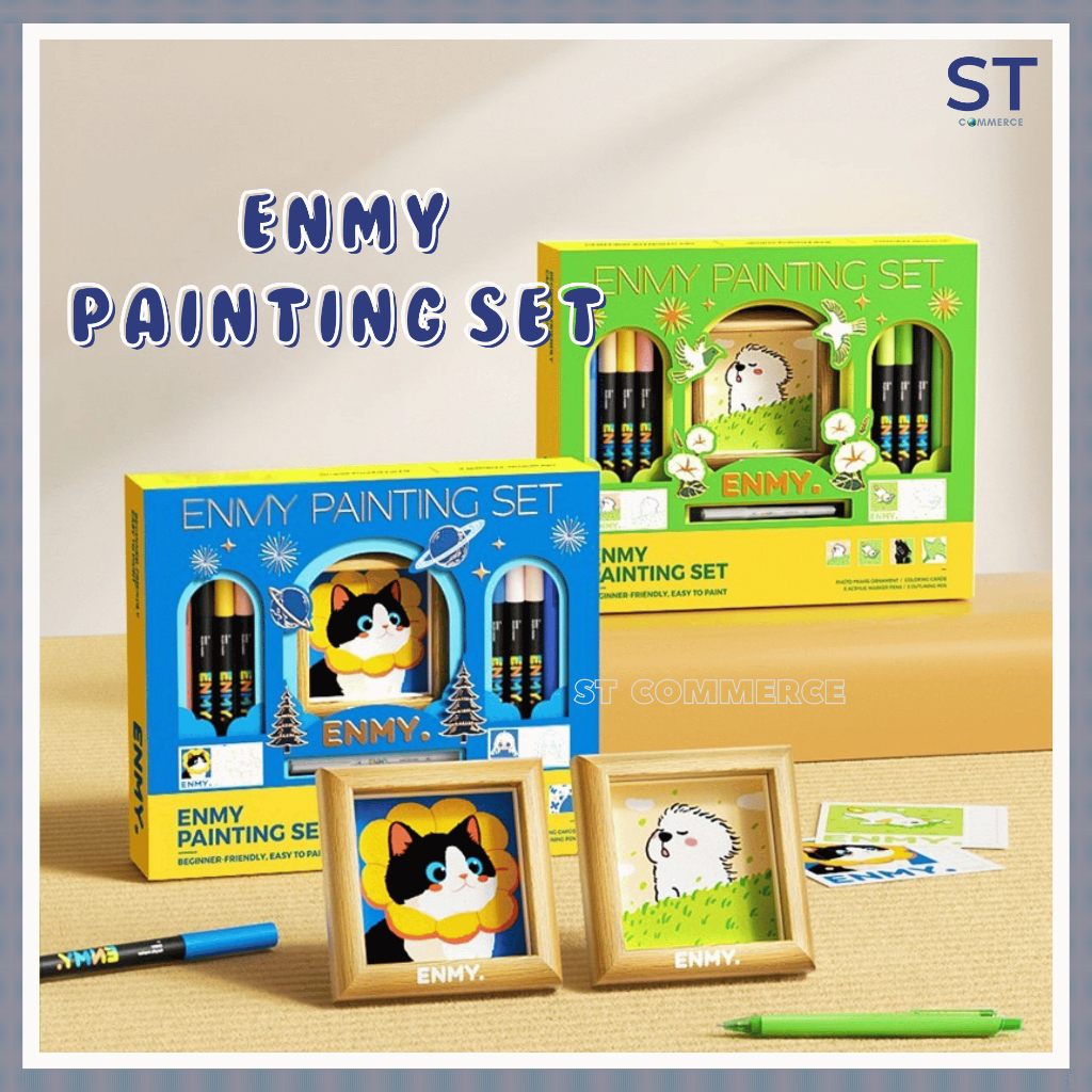 ENMY ชุดวาดภาพเริ่มต้น Easy Art Kit สําหรับนักเรียน Sketch เครื่องมือวาดภาพสี
