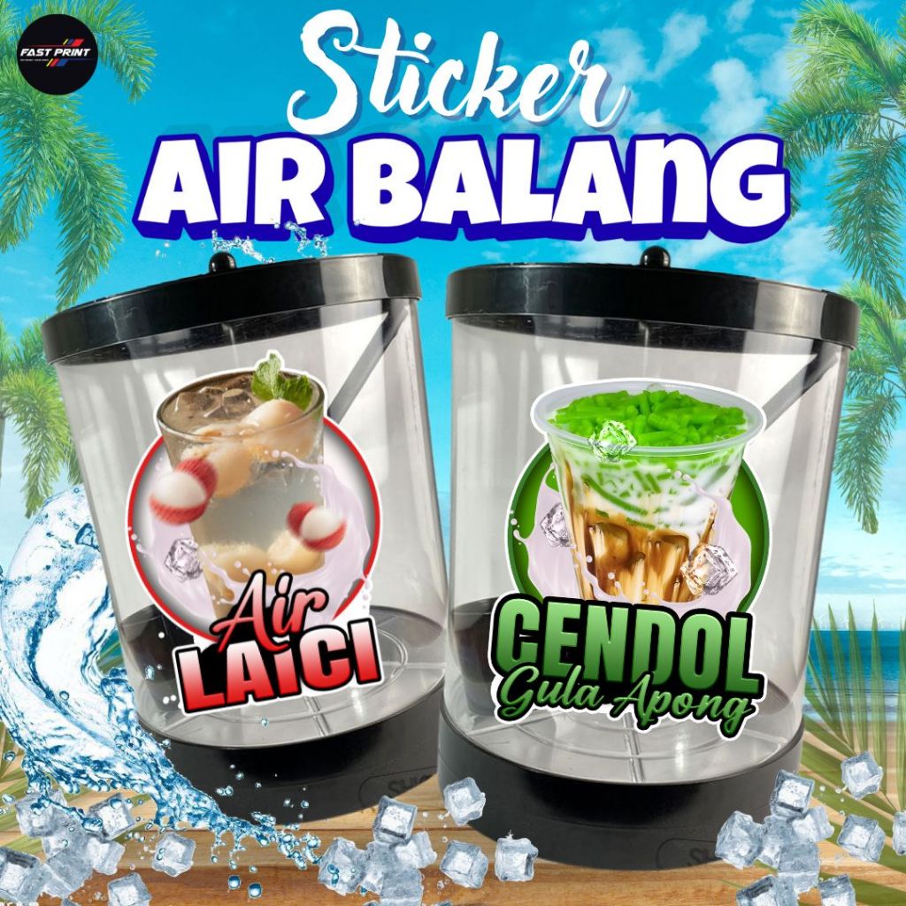 สติ๊กเกอร์ AIR BALANG KALIS AIR SIZE A4