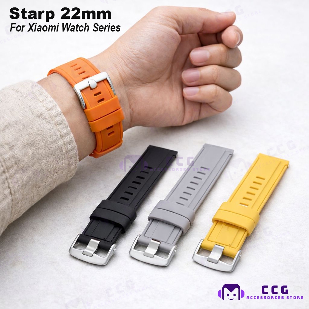 สายรัด Xiaomi Watch S4 S3 สีกีฬาหัวเข็มขัดโลหะสายคล้องคอ Mi Watch 2 / 2Pro / นาฬิกา S1 / S1 Active อ