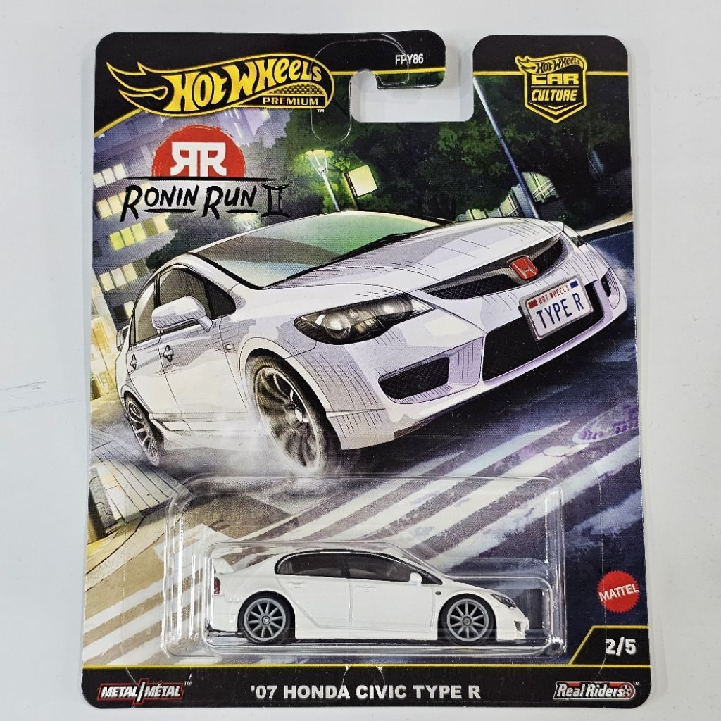 HOT WHEELS PREMIUM COMBO 3PCS 07 HONDA CIVIC TYPE R RONIN RUN II
