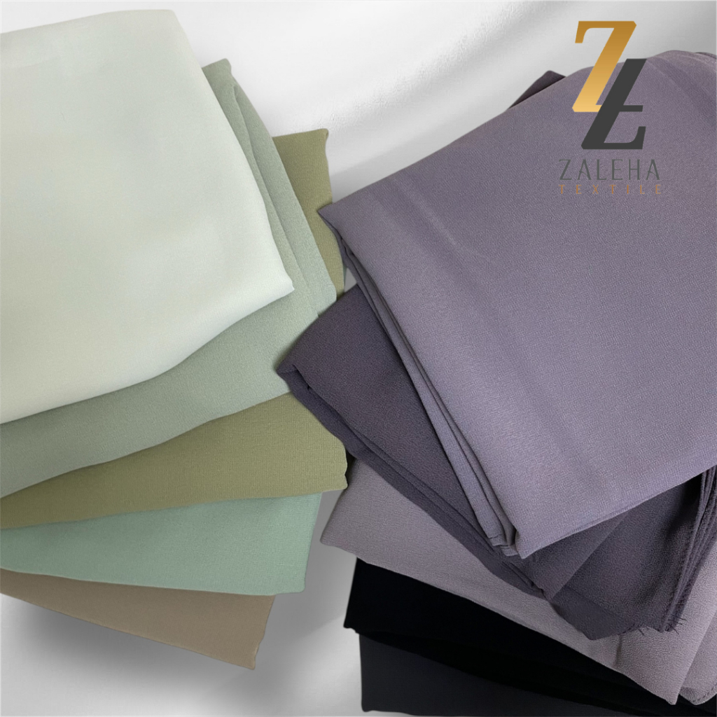 SHAWL CHIFON BY ZALEHA TEXTILES/ SHAWL RAYA/ SHAWL PESTEL