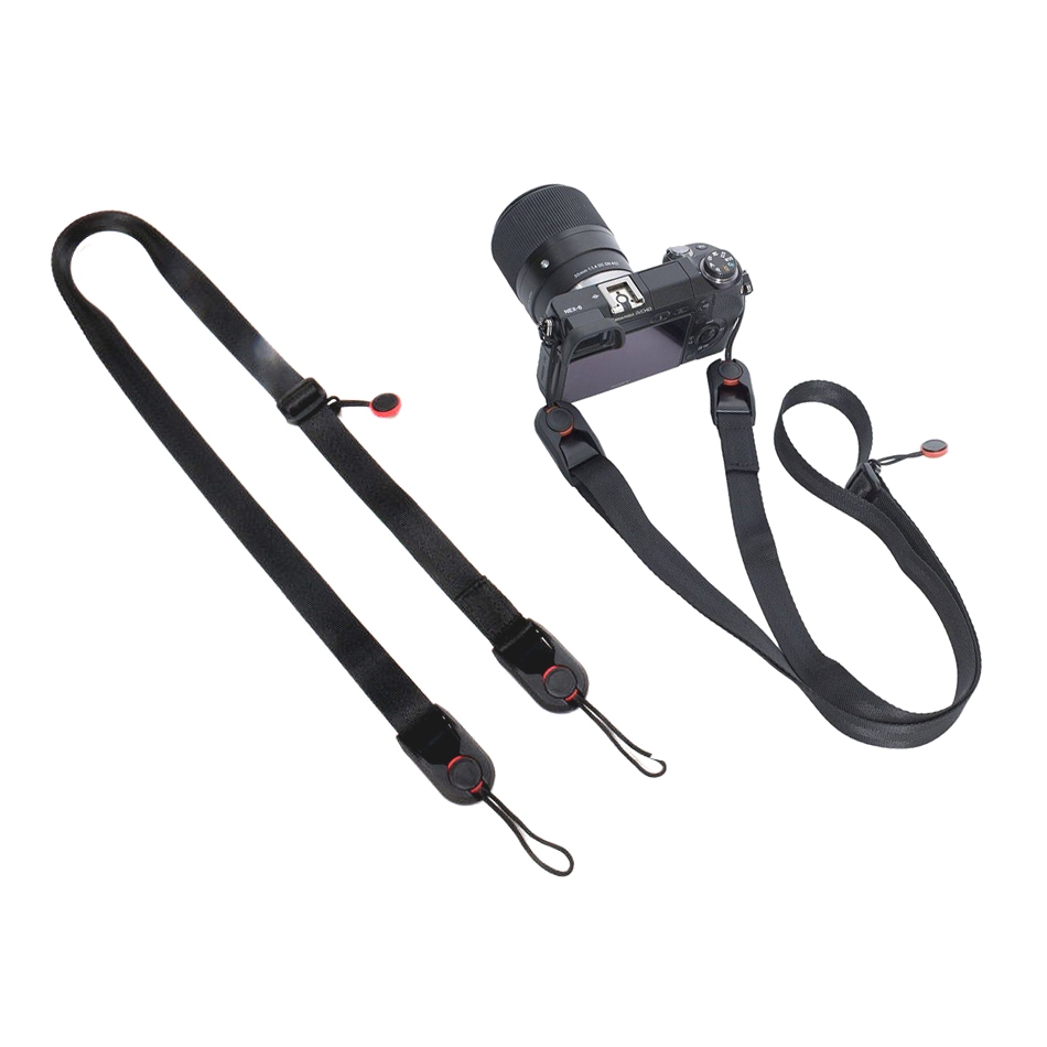สายคล้องไหล่สายคล้องคอ Quick Release Buckle สําหรับ DSLR SLR TLR Mirroless Rangefinder กล้อง Gopro