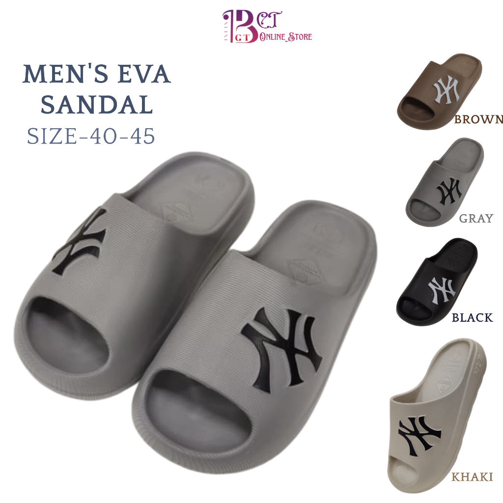 [BCT] รองเท้าแตะ EVA & Selipar Lelaki Man รองเท้าแตะรองเท้าแตะน้ําหนักเบาแบน EVA รองเท้าแตะกันลื่นกล