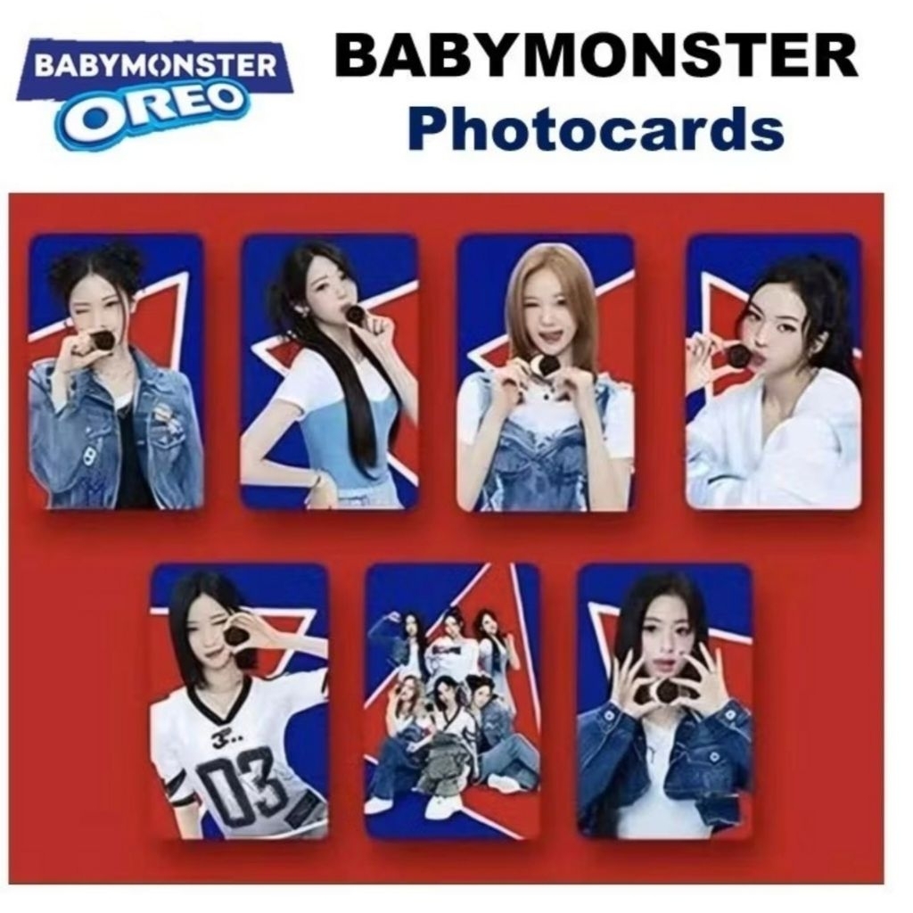 BABYMONSTER OREO โฟโต้การ์ดอย่างเป็นทางการ BABYMONSTER OREO โฟโต้การ์ดอย่างเป็นทางการ BABYMONSTER OR