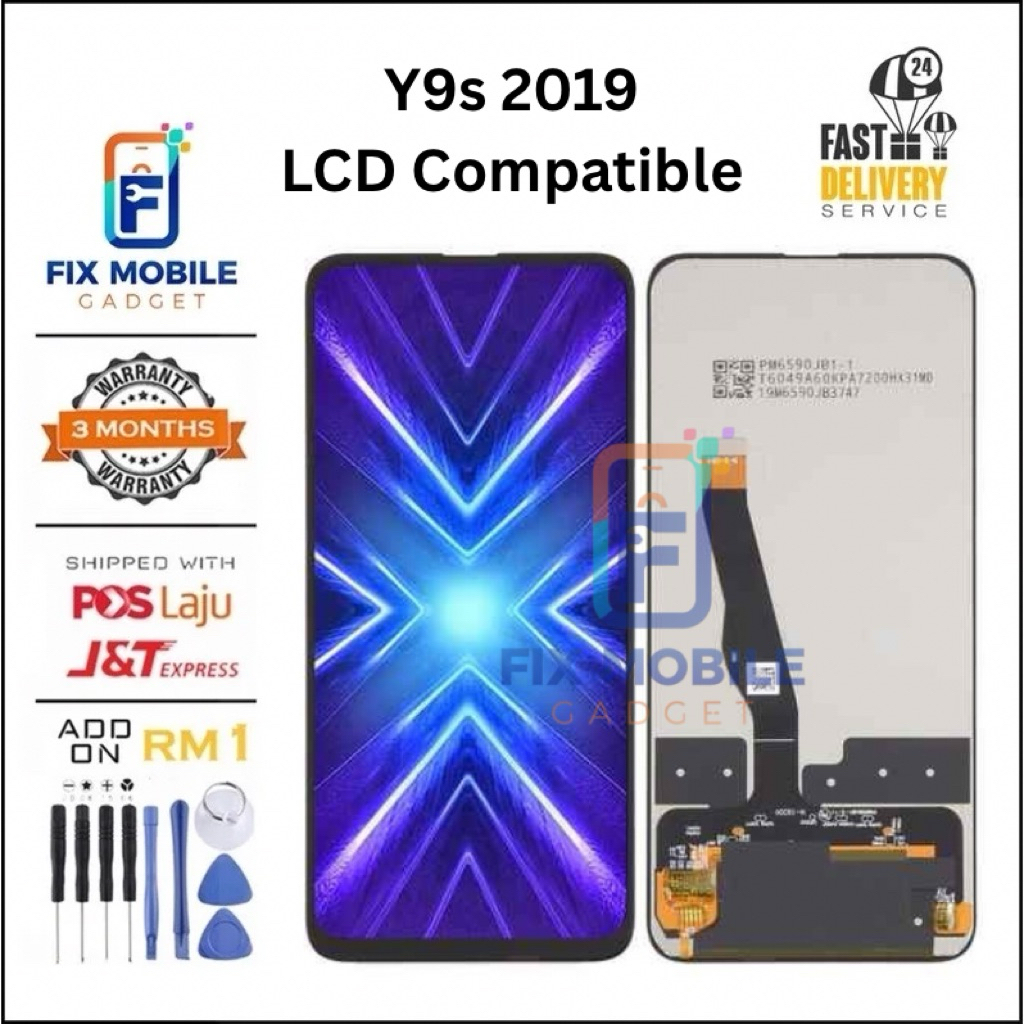LCD สําหรับ Y9S 2019 / Honor 9X Pro เกรด AA หน้าจอสัมผัส LCD คุณภาพสูง [ Fix Mobile Gadget ]