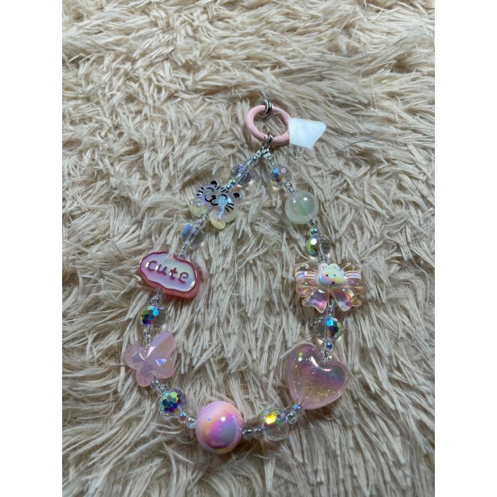 YG Keychain in Pink 77 สามารถห้อยกระเป๋า กุญแจ โทรศัพท์ - LIVE