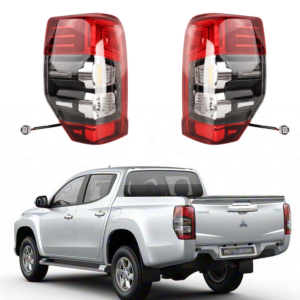 Mitsubishi Triton L200 2019-2022 Lampu Belakang ไฟท้าย LED ไฟท้ายไฟท้ายด้านหลังโคมเบรค