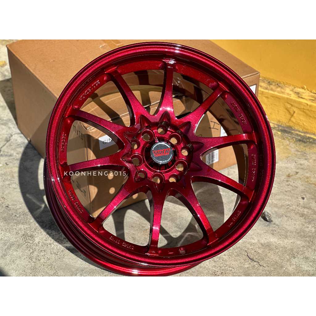 ใหม่รถ Sport Rim SSW AUTO OPTIONS ล้อ CE28 SSW200 17x7.5J 10x100/114.3 ET40 RDA (สีแดง)-READY