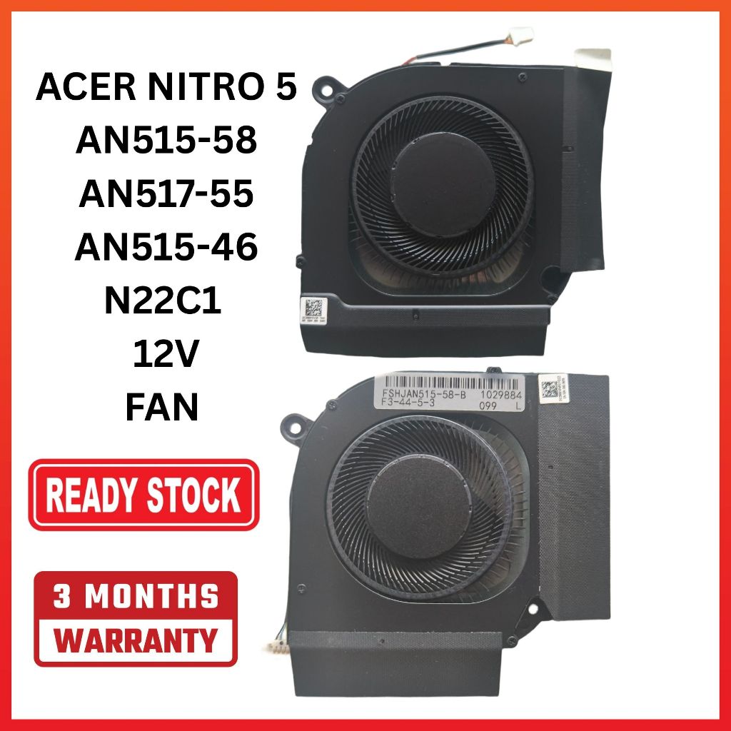 ACER Nitro 5 AN515-43 AN515-46 AN515-58 AN515-56 AN517-55 N22C1 PH315-55 PH317-55 FAN