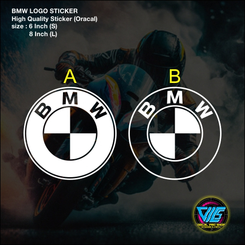 [ โลโก้ BMW ] สติ๊กเกอร์ / รูปลอก (สติ๊กเกอร์คุณภาพสูง)