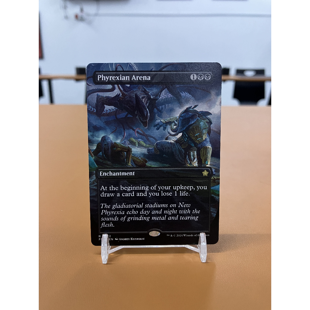MTG [FDN] Phyrexian Arena - ไม่ฟอยล์ไร้ขอบ 0322
