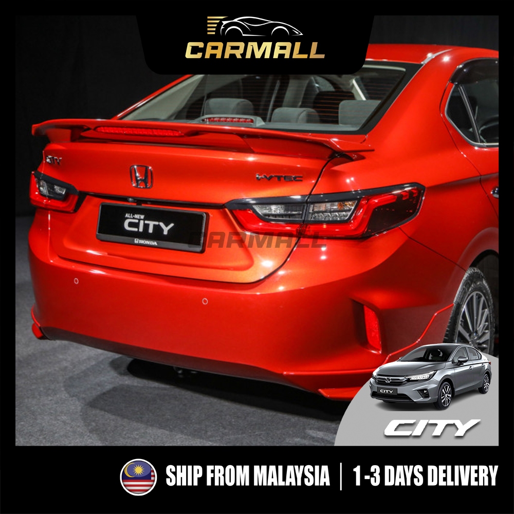 Honda City GN2 7thTail ฝาครอบโคมไฟ Matte Black Garnish 2020 - 2026 GN MK7 CarMall เครื่องประดับรถยนต