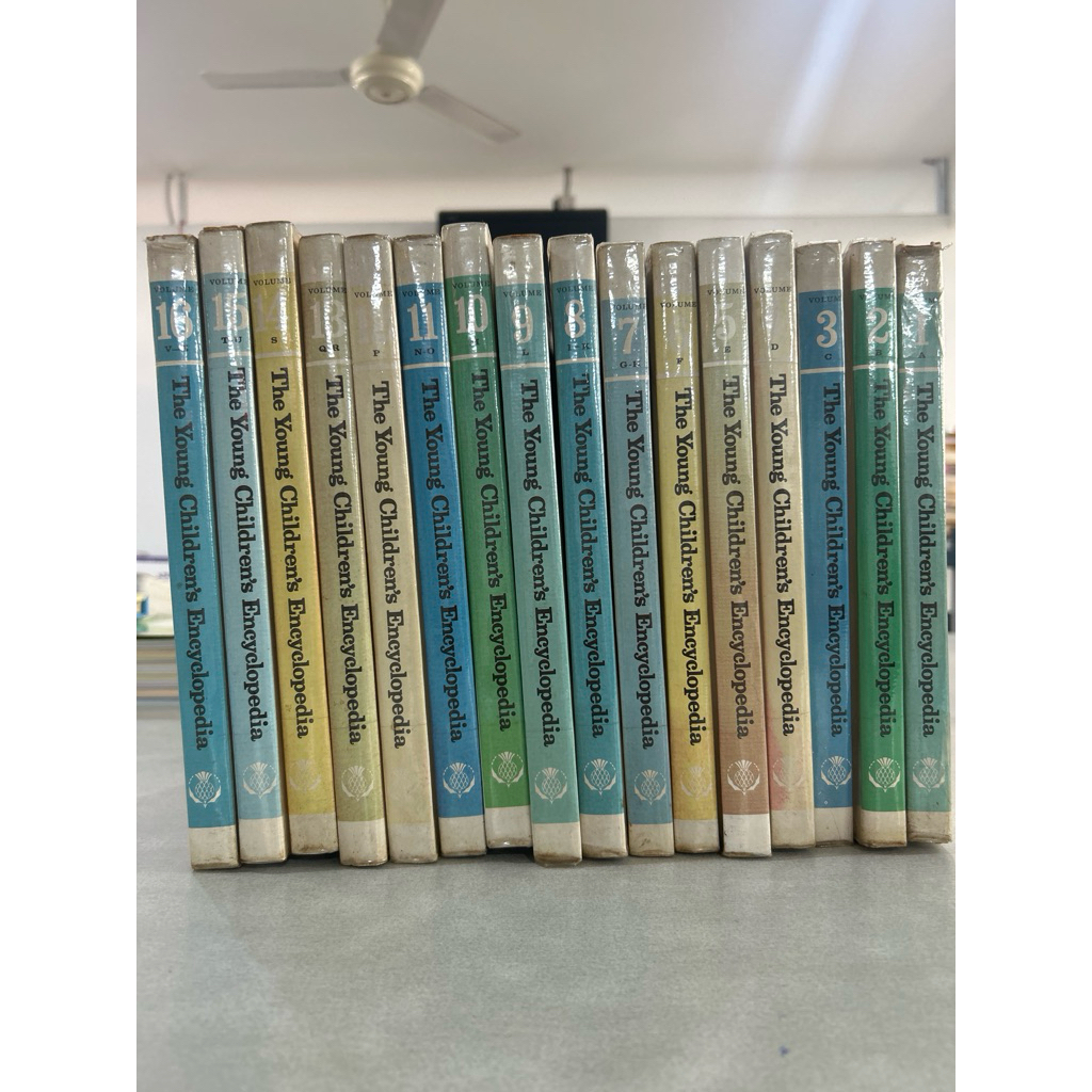 XD5-0213-TEY/ Used - เด็กเล็ก Encyclopaedia รวม 16 เล่ม