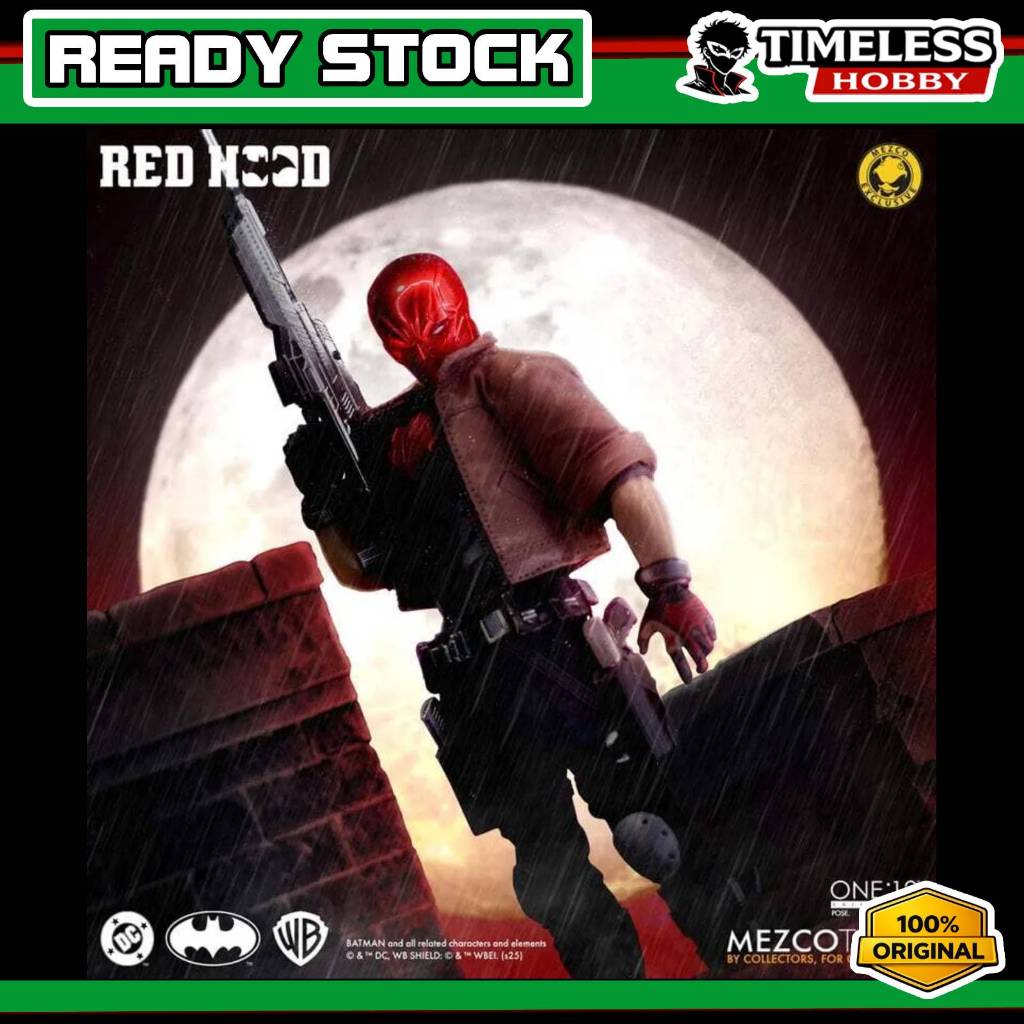 MEZCO Red Hood Action Figure ONE:12 Collective DC Comics Exclusive 红头罩 Cosplay 1/12 可动人 Timeless Hob
