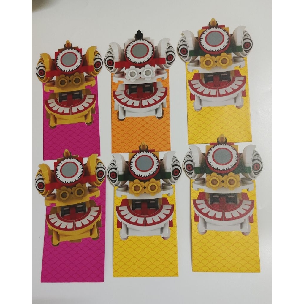 2020 Mid Valley Lion Dance Design angpau paket x6