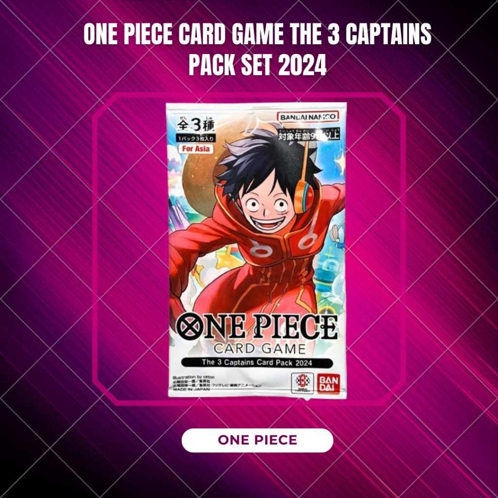การ์ดเกมวันพีซ The 3 Captains Pack Set 2024