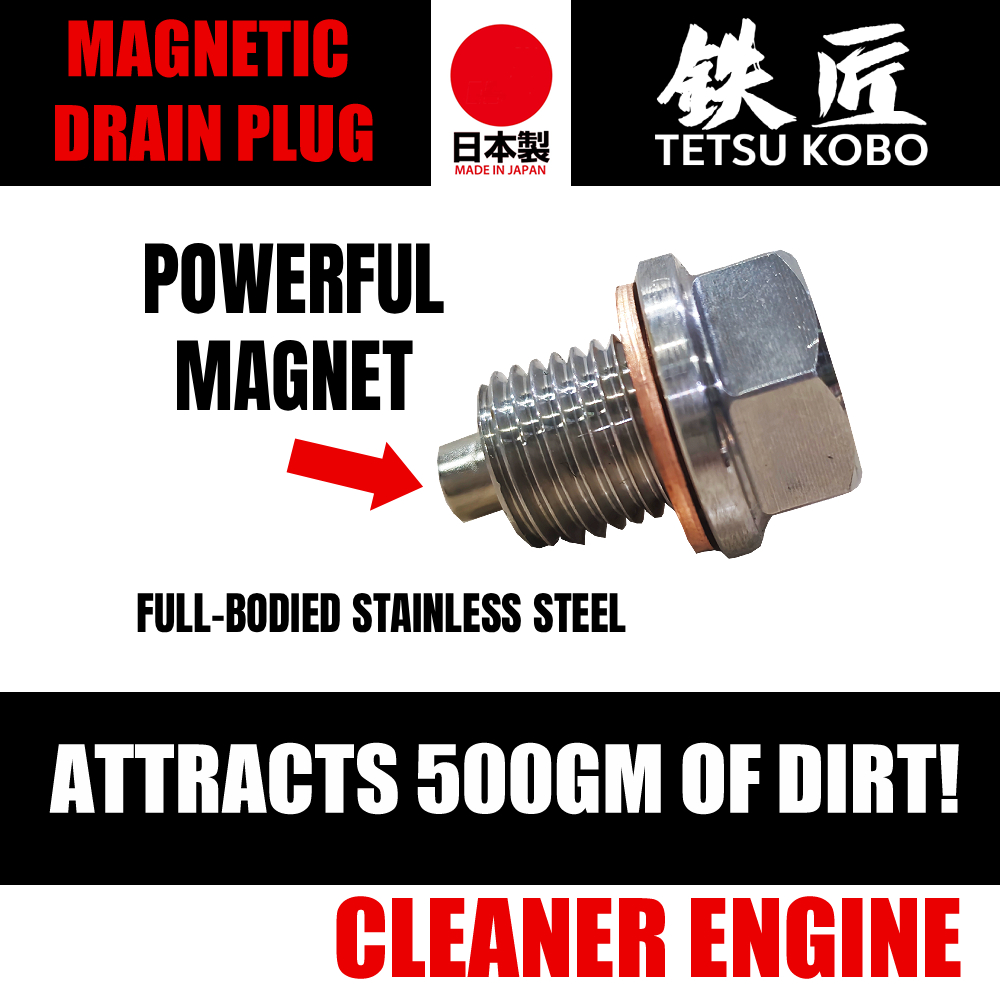 น็อตอุดท่อระบายน้ําน้ํามันแม่เหล็ก M14x1.5 / M12x1.25 / M12x1.5 / M1.6x1.5