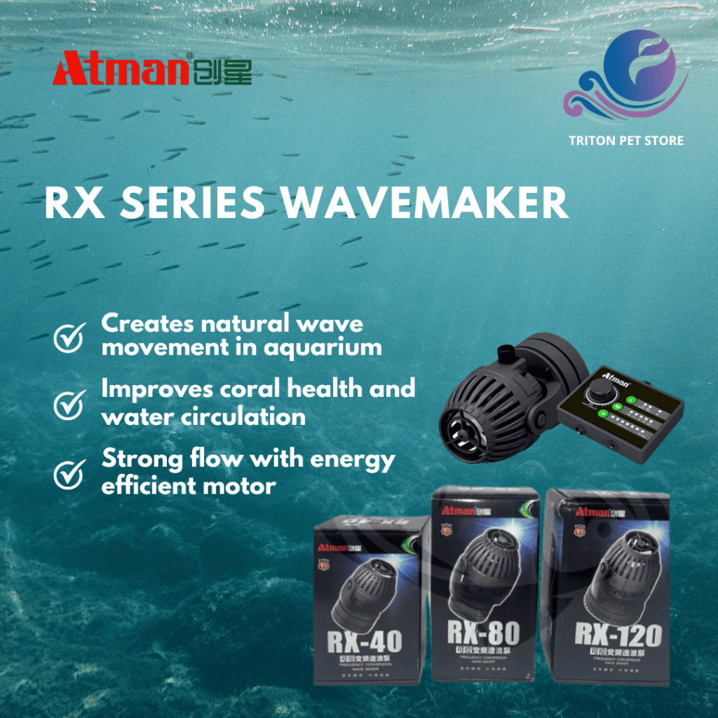 Atman Aquarium Wavemaker | Penjana Gelombang Akuarium | 水族造浪泵 – Reef & Marine Circulation Pump